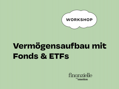 Titelbild Workshop Vermögensaufbau mit Fonds und ETFs März