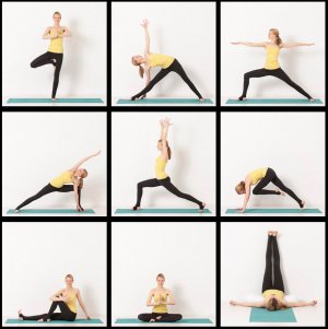 Yoga-Übungen