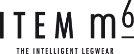 Logo ITEM m6 Legwear schwarz
