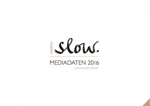 EMOTION SLOW Mediadaten 2016