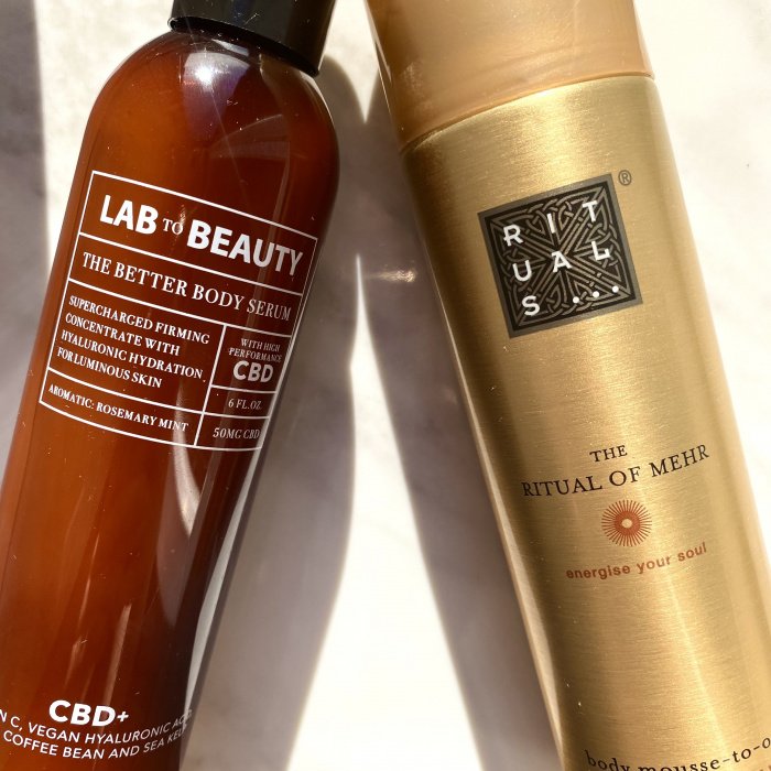 The Better Body Serum von Lab to Beauty und The Ritual of Mehr Body Mousse-to-oil