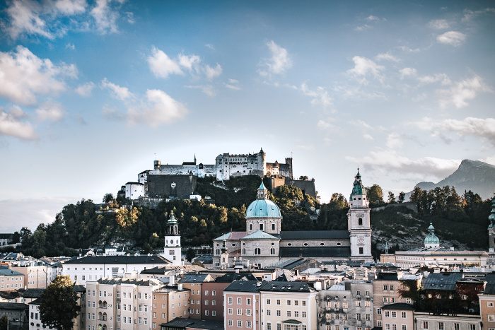 Salzburg, Blick auf die Stadt