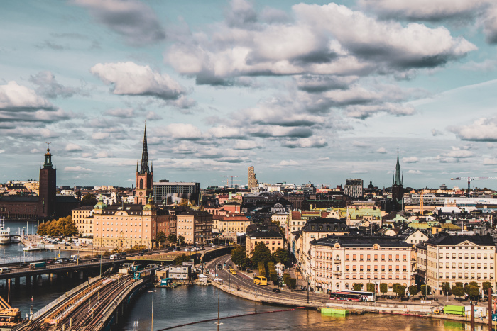 Blick auf Stockholm, Schweden