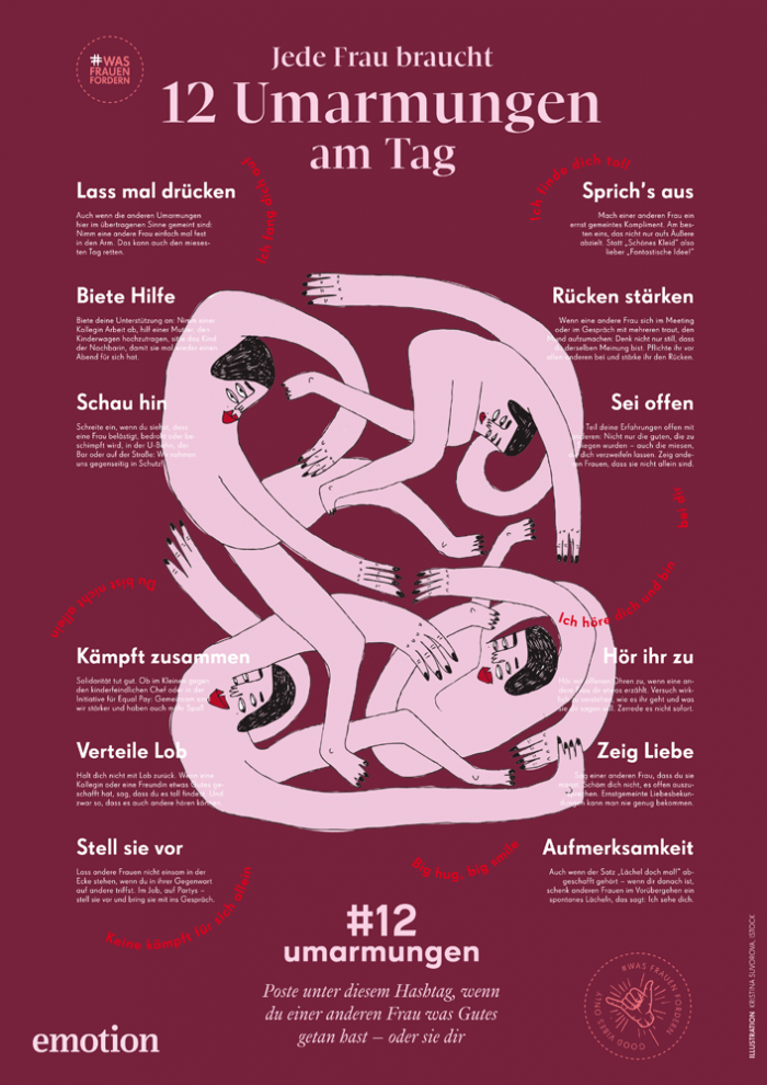 wasfrauenfordern: #12 Umarmungen
